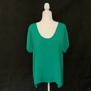 Loose teal  shirt